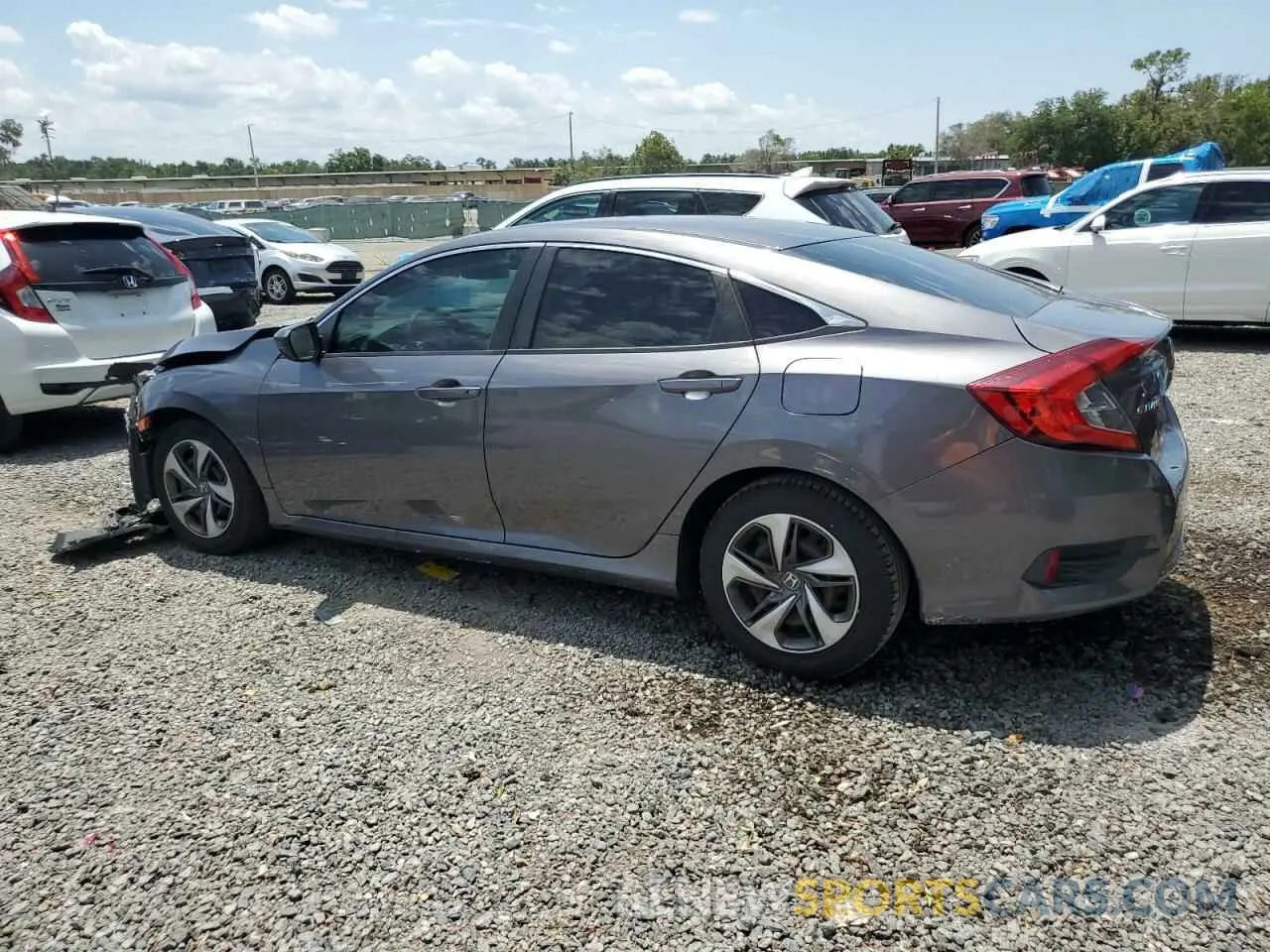 2 Photograph of a damaged car 19XFC2F69KE019262 HONDA CIVIC 2019
