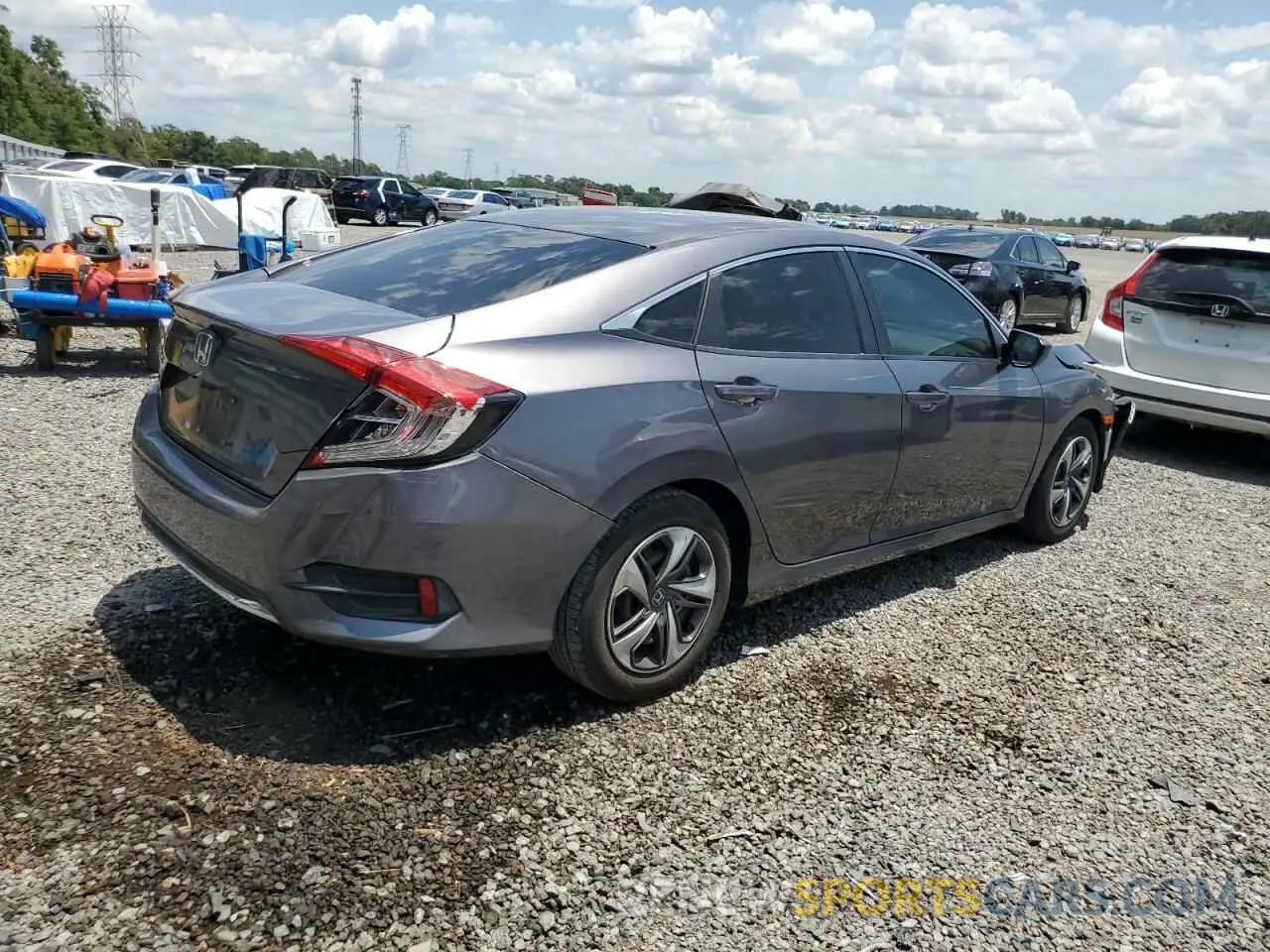 3 Photograph of a damaged car 19XFC2F69KE019262 HONDA CIVIC 2019