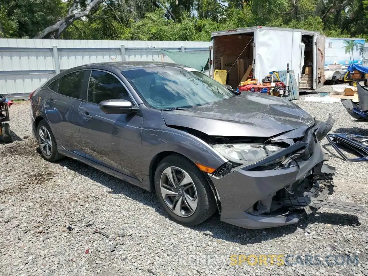 4 Photograph of a damaged car 19XFC2F69KE019262 HONDA CIVIC 2019