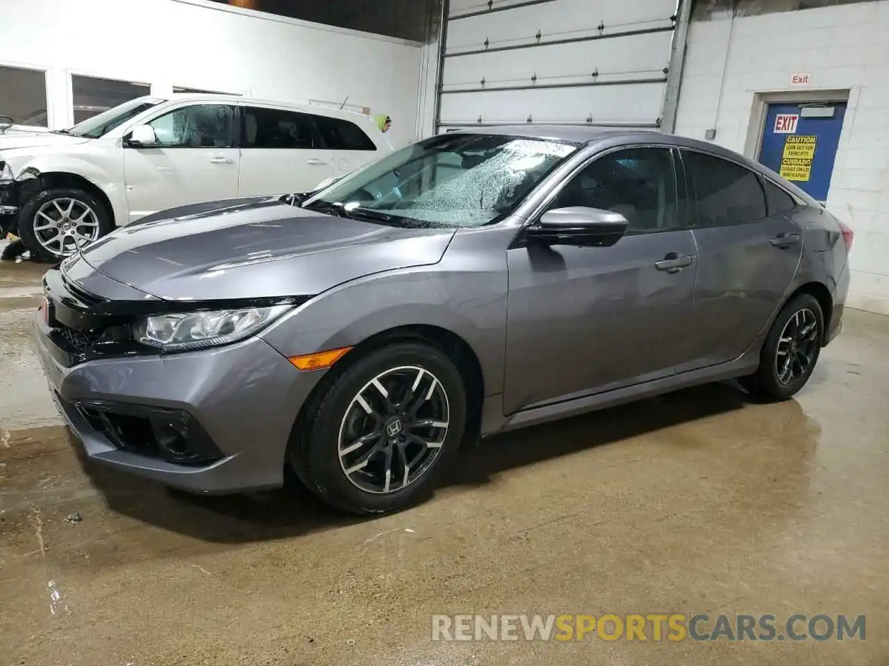 1 Photograph of a damaged car 19XFC2F69KE031038 HONDA CIVIC 2019