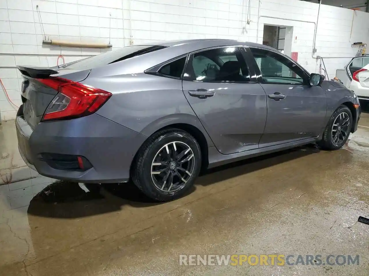 3 Photograph of a damaged car 19XFC2F69KE031038 HONDA CIVIC 2019