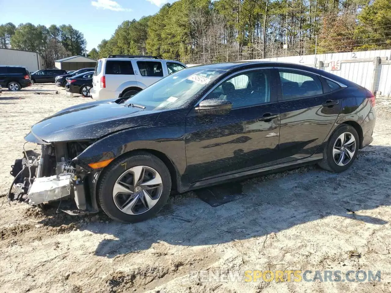 1 Photograph of a damaged car 19XFC2F69KE035624 HONDA CIVIC 2019