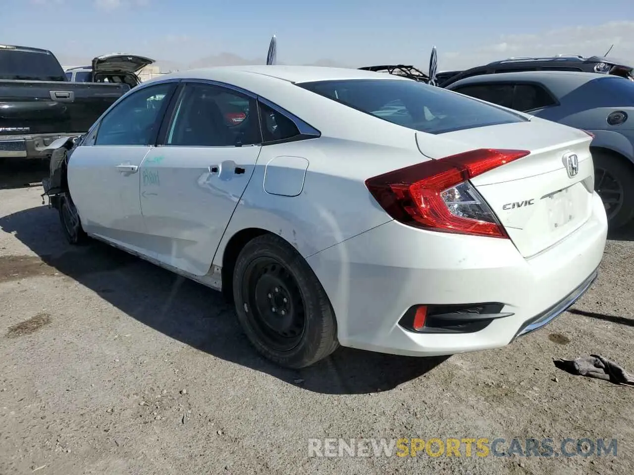 2 Photograph of a damaged car 19XFC2F69KE036823 HONDA CIVIC 2019