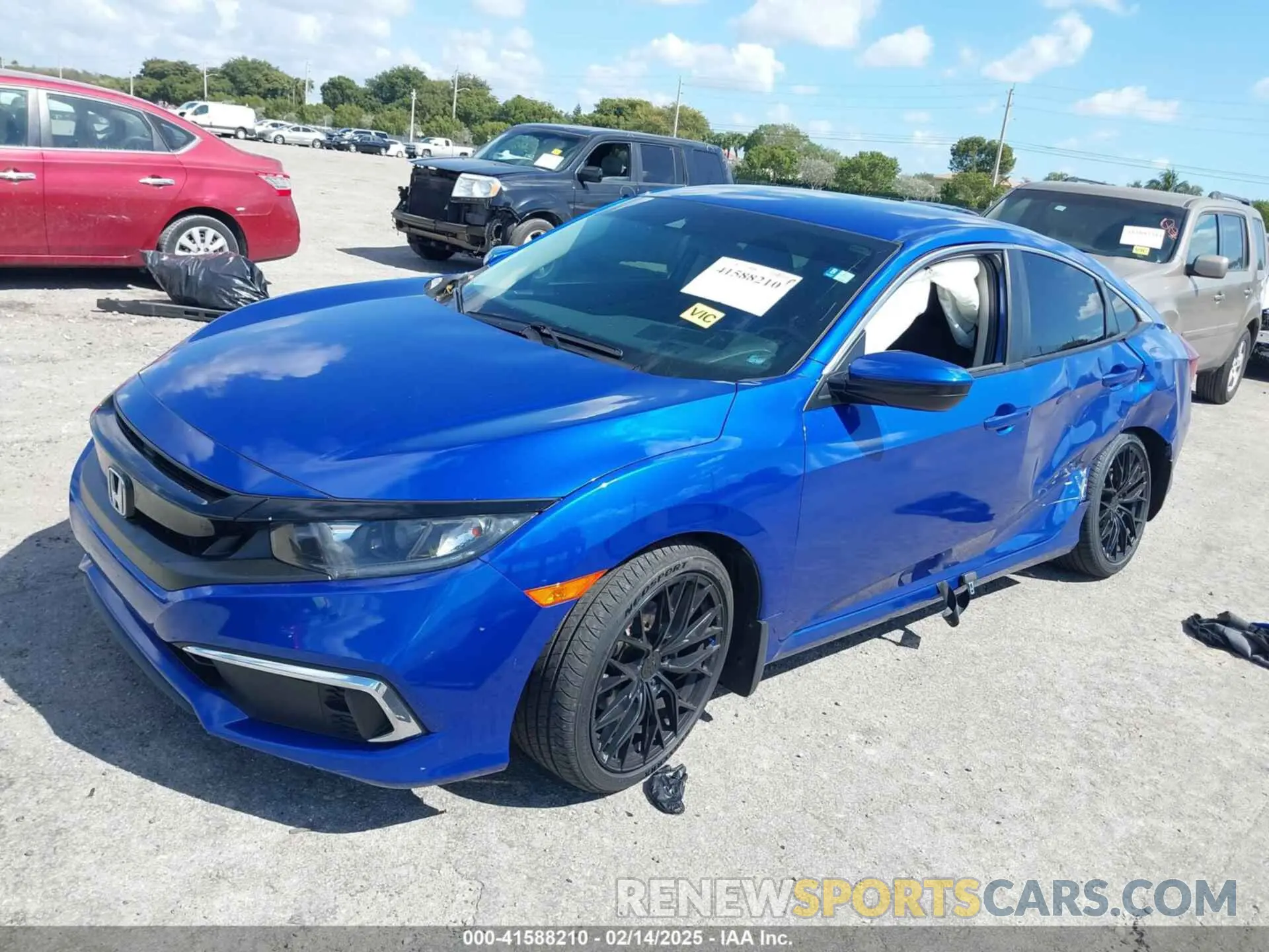 2 Photograph of a damaged car 19XFC2F69KE042024 HONDA CIVIC 2019