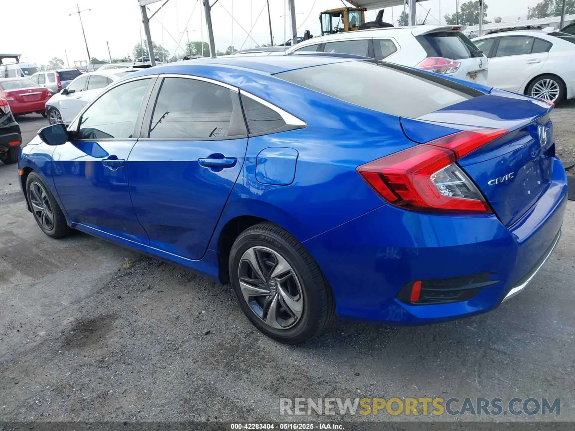 3 Photograph of a damaged car 19XFC2F69KE042590 HONDA CIVIC 2019