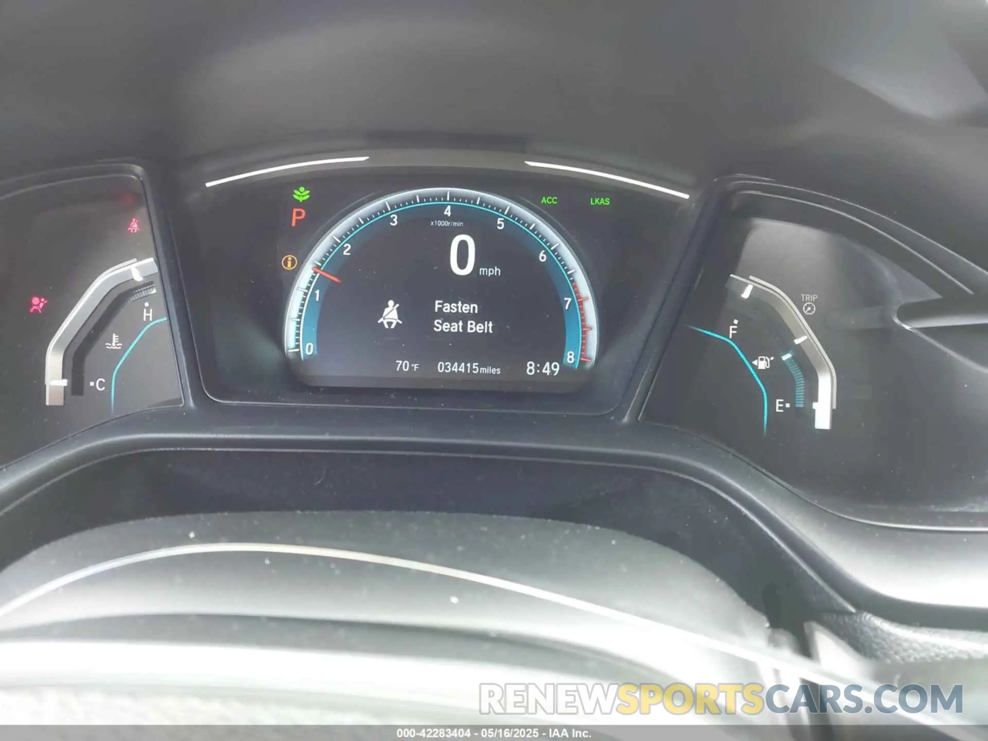 7 Photograph of a damaged car 19XFC2F69KE042590 HONDA CIVIC 2019