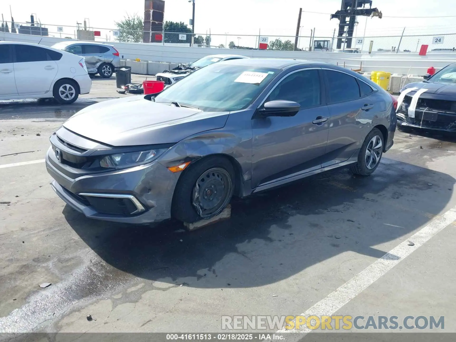2 Photograph of a damaged car 19XFC2F69KE047109 HONDA CIVIC 2019