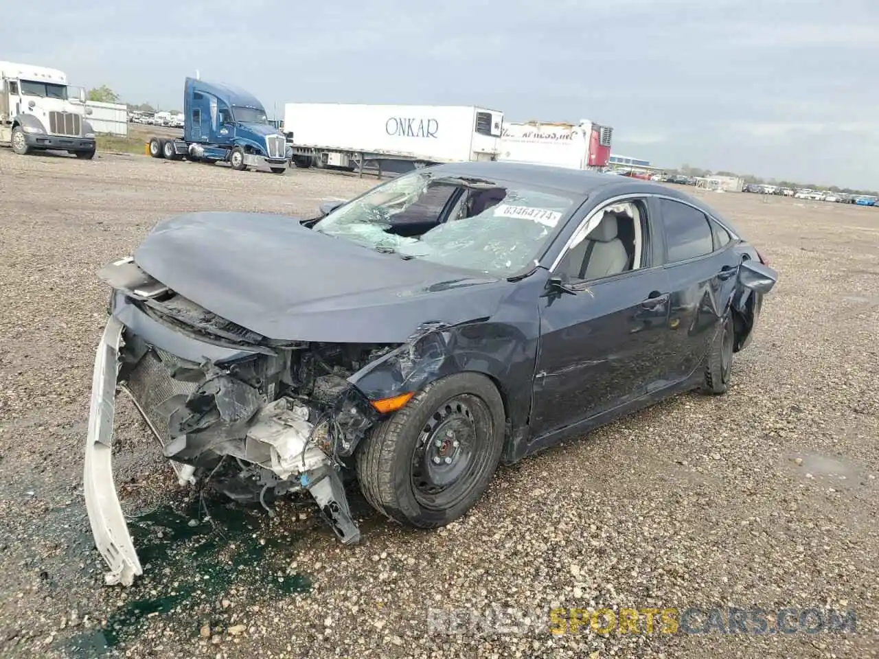 1 Photograph of a damaged car 19XFC2F69KE047269 HONDA CIVIC 2019