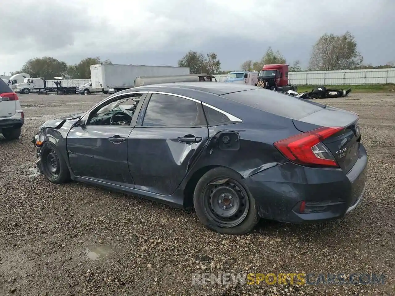 2 Photograph of a damaged car 19XFC2F69KE047269 HONDA CIVIC 2019