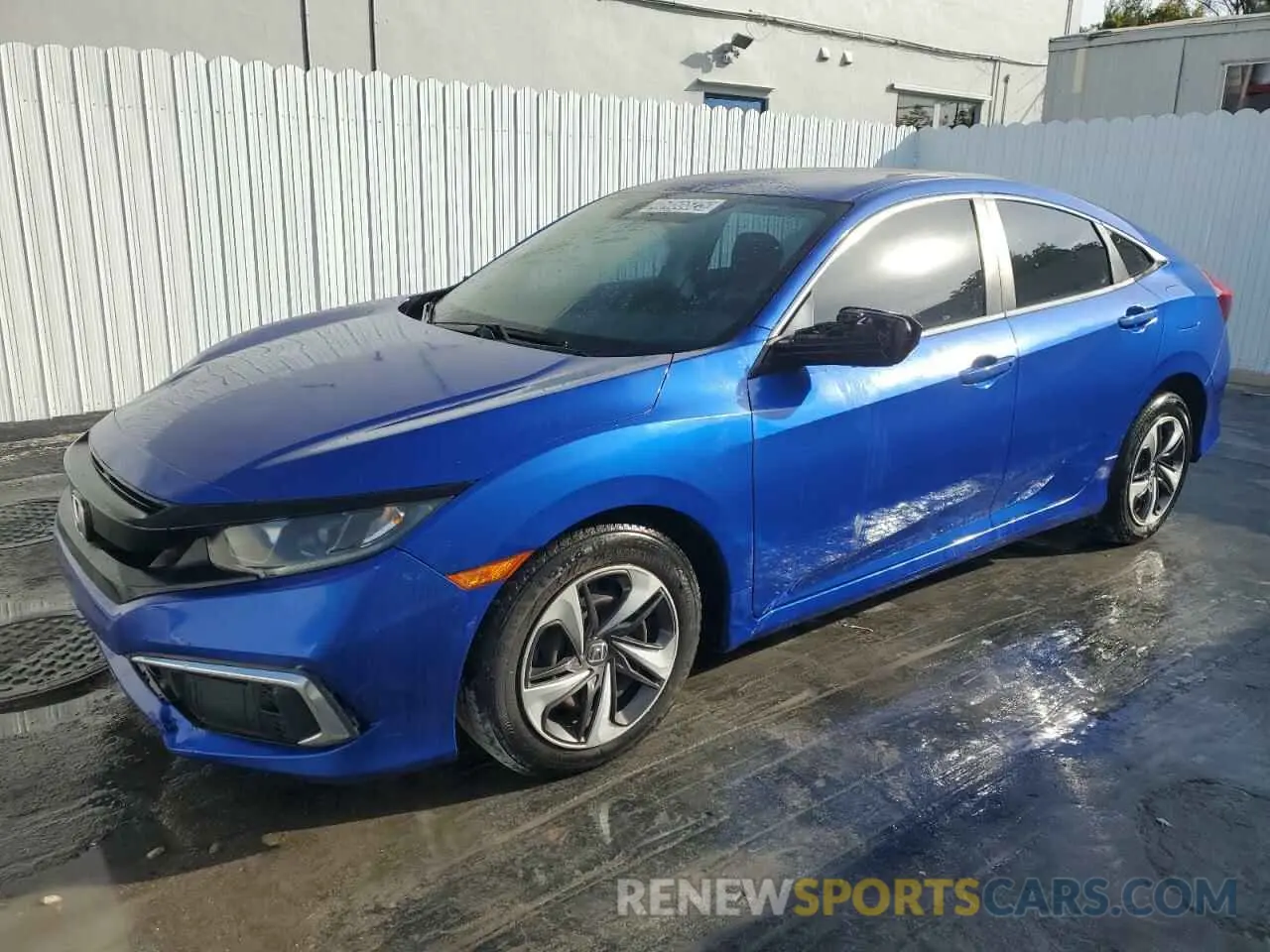 1 Photograph of a damaged car 19XFC2F69KE048907 HONDA CIVIC 2019
