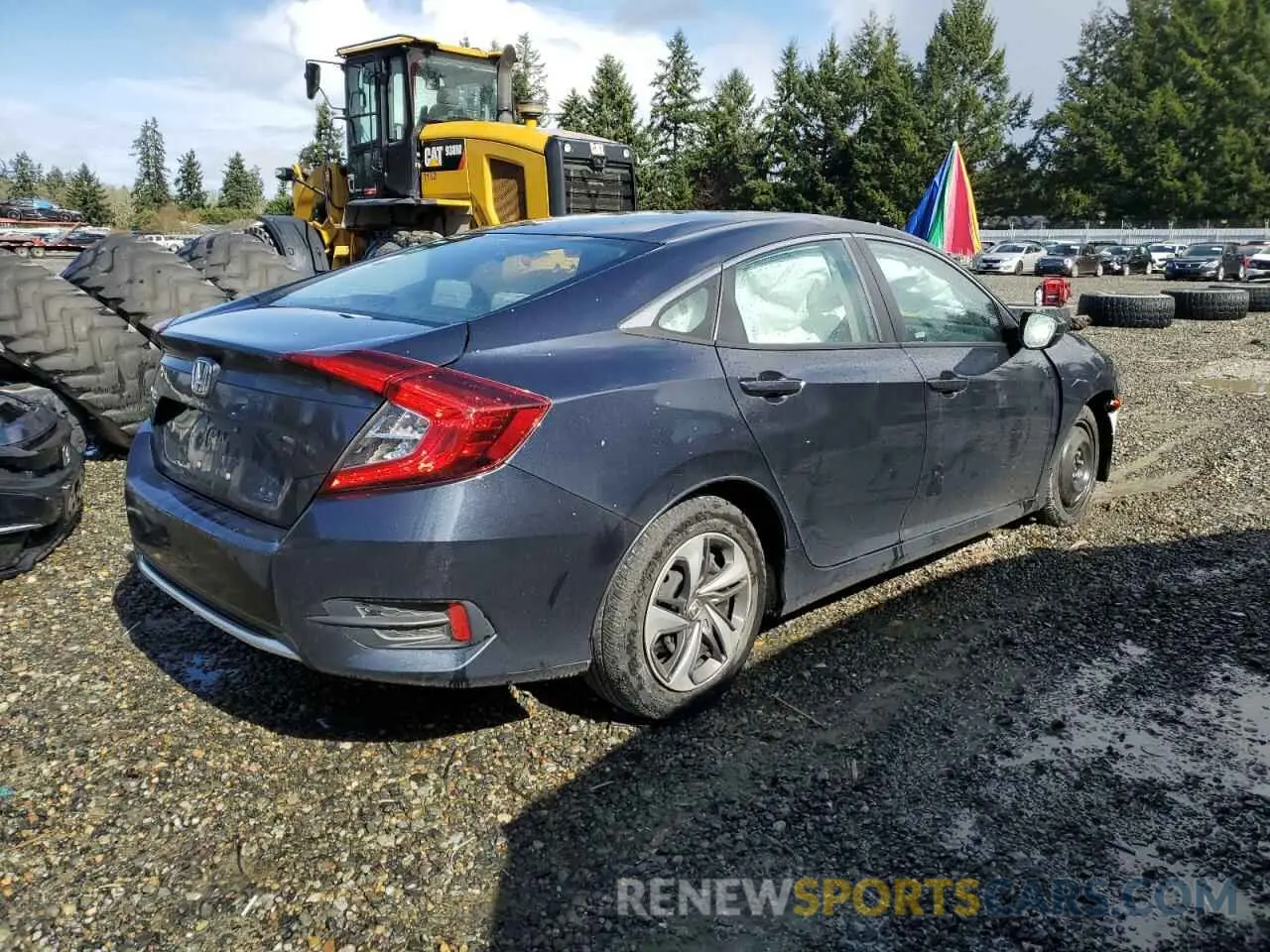 3 Photograph of a damaged car 19XFC2F69KE209675 HONDA CIVIC 2019