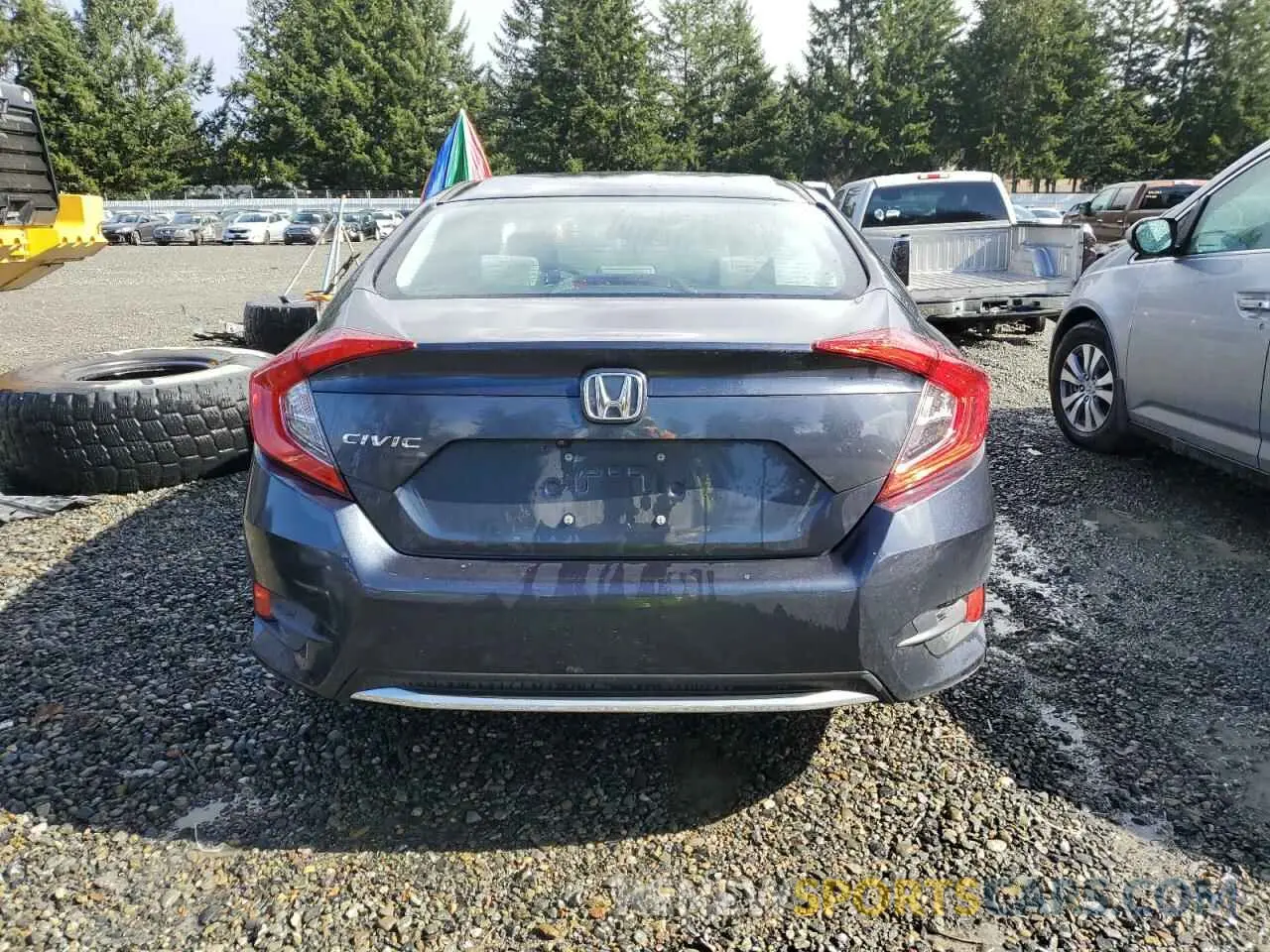 6 Photograph of a damaged car 19XFC2F69KE209675 HONDA CIVIC 2019