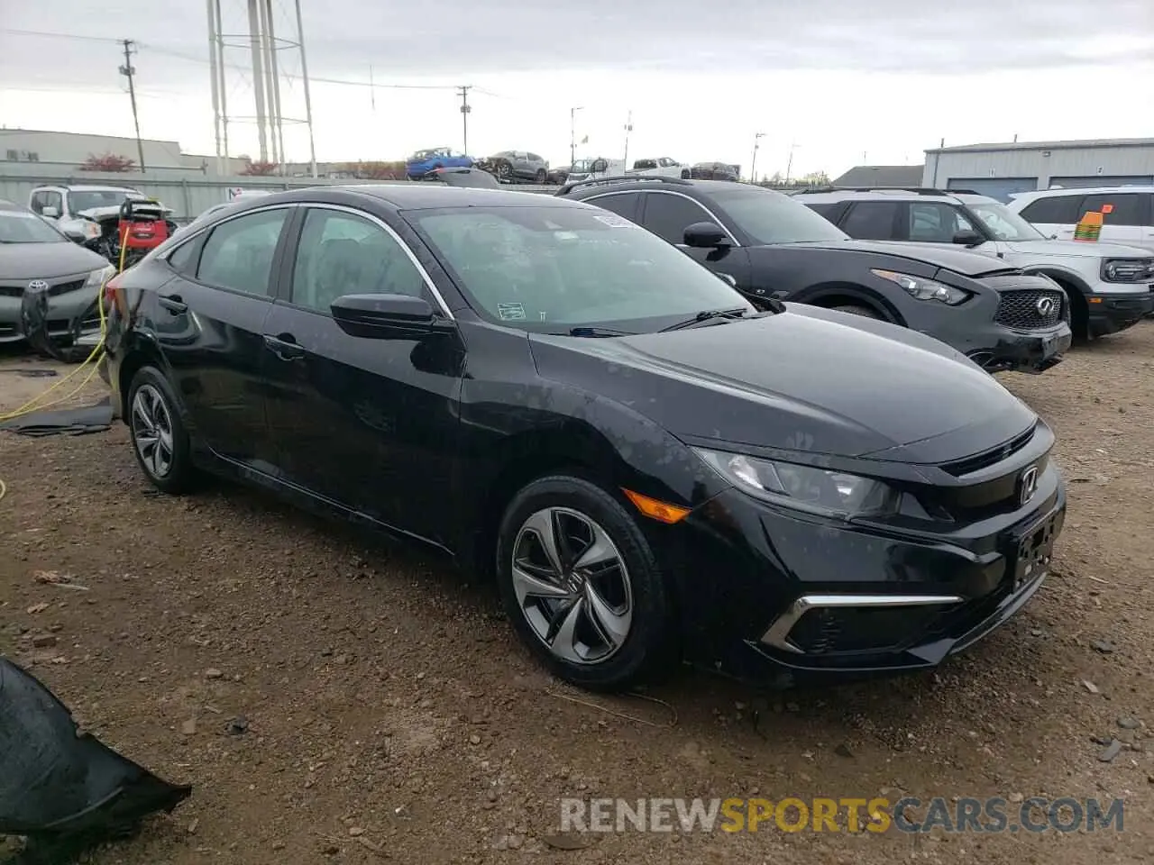 4 Photograph of a damaged car 19XFC2F6XKE004169 HONDA CIVIC 2019