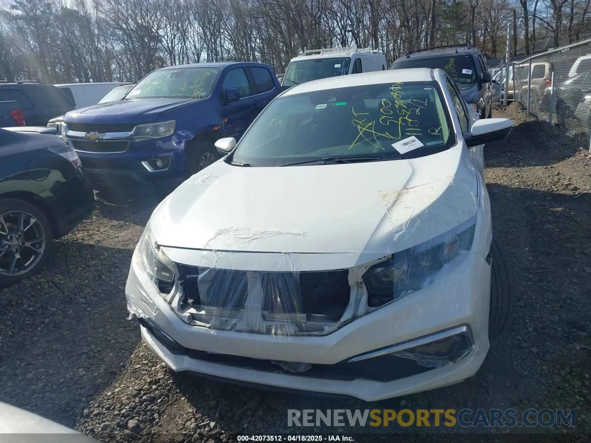 12 Photograph of a damaged car 19XFC2F6XKE006228 HONDA CIVIC 2019
