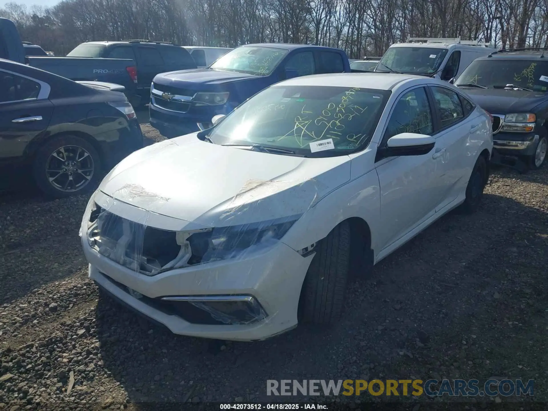 2 Photograph of a damaged car 19XFC2F6XKE006228 HONDA CIVIC 2019