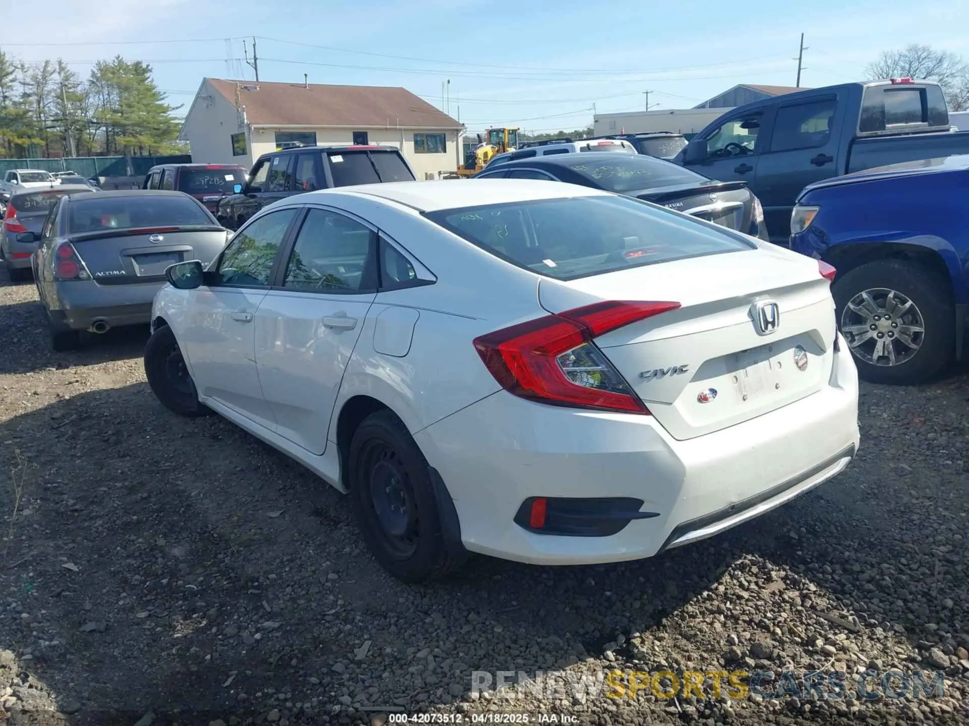 3 Photograph of a damaged car 19XFC2F6XKE006228 HONDA CIVIC 2019