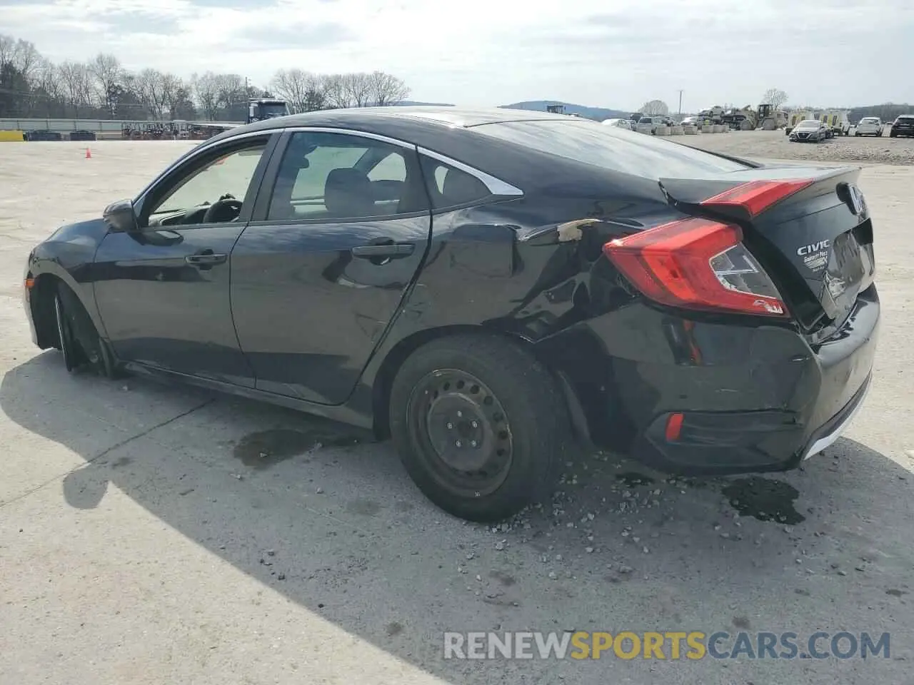2 Photograph of a damaged car 19XFC2F6XKE010537 HONDA CIVIC 2019