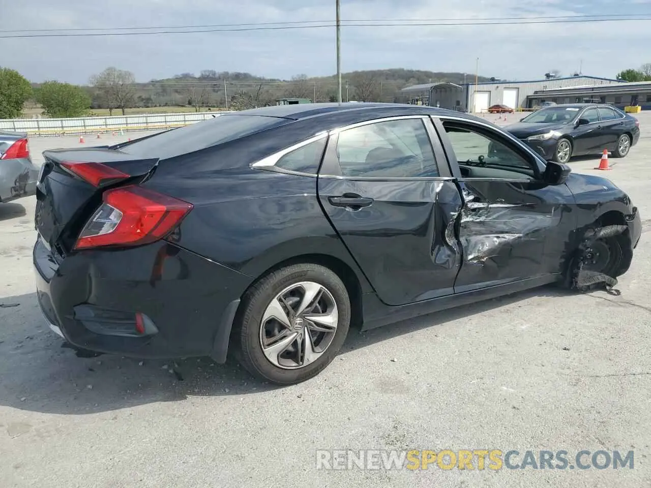 3 Photograph of a damaged car 19XFC2F6XKE010537 HONDA CIVIC 2019