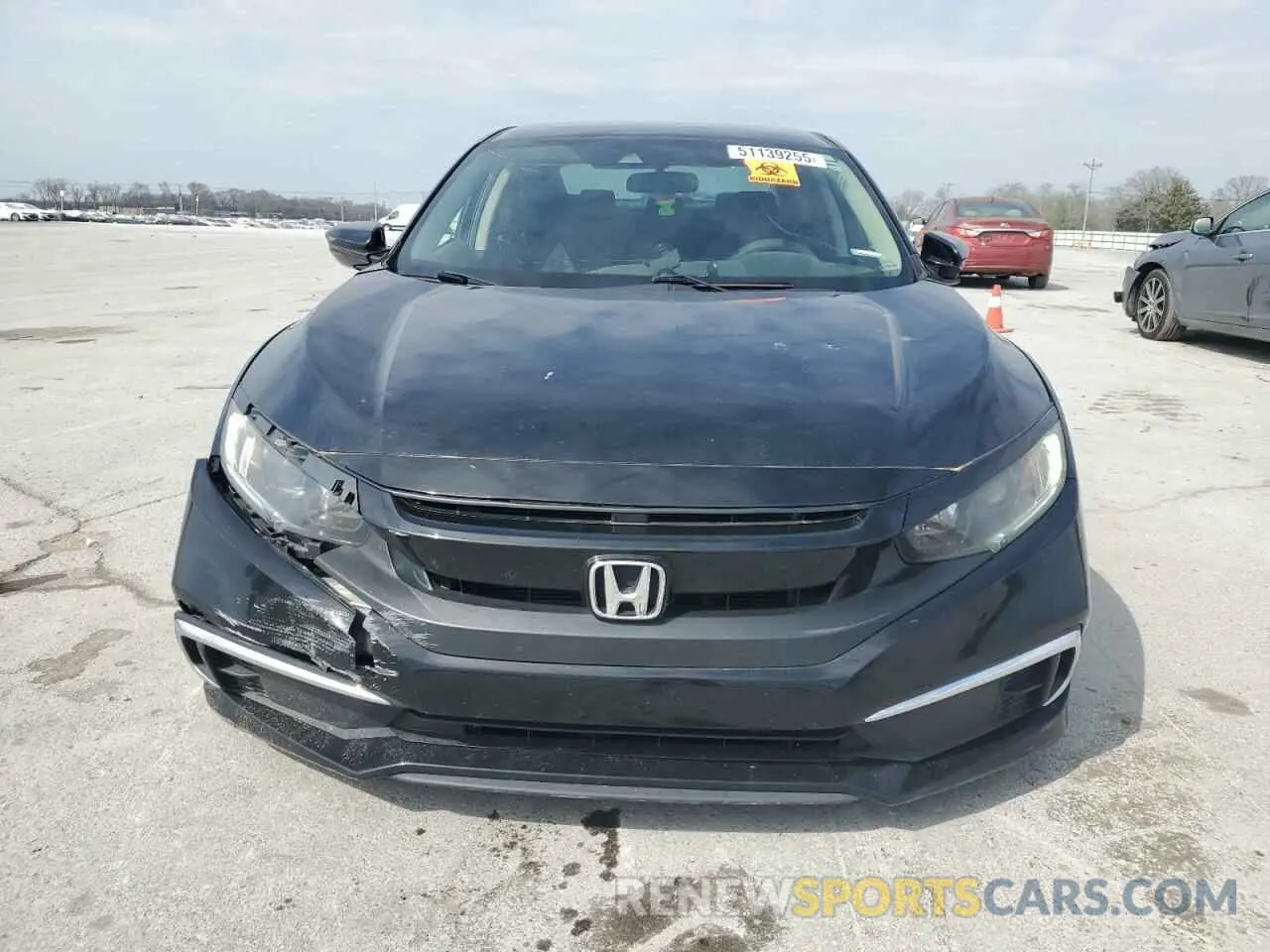 5 Photograph of a damaged car 19XFC2F6XKE010537 HONDA CIVIC 2019