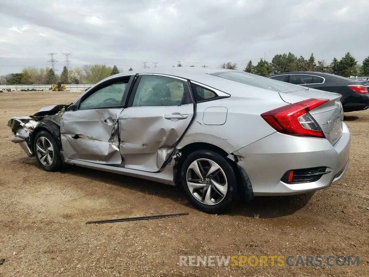 2 Photograph of a damaged car 19XFC2F6XKE017326 HONDA CIVIC 2019