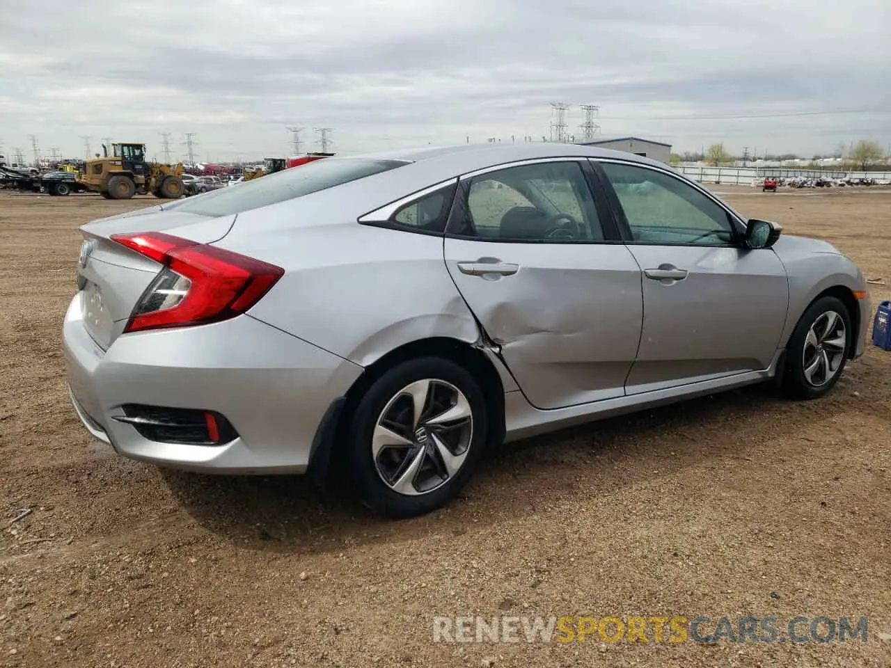 3 Photograph of a damaged car 19XFC2F6XKE017326 HONDA CIVIC 2019
