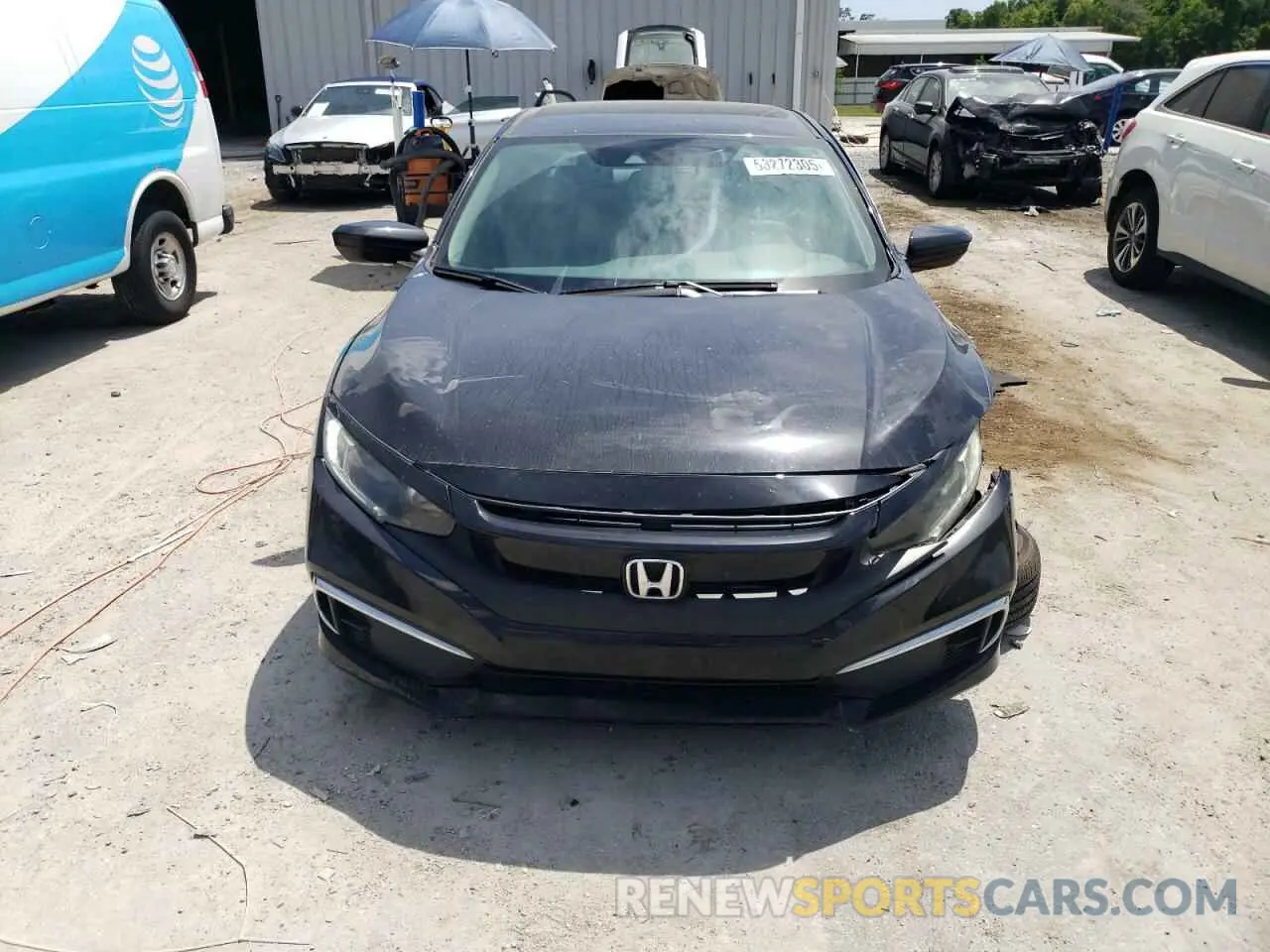 5 Photograph of a damaged car 19XFC2F6XKE037186 HONDA CIVIC 2019