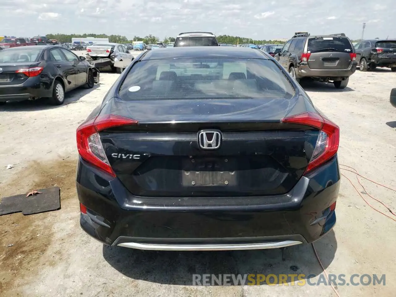 6 Photograph of a damaged car 19XFC2F6XKE037186 HONDA CIVIC 2019