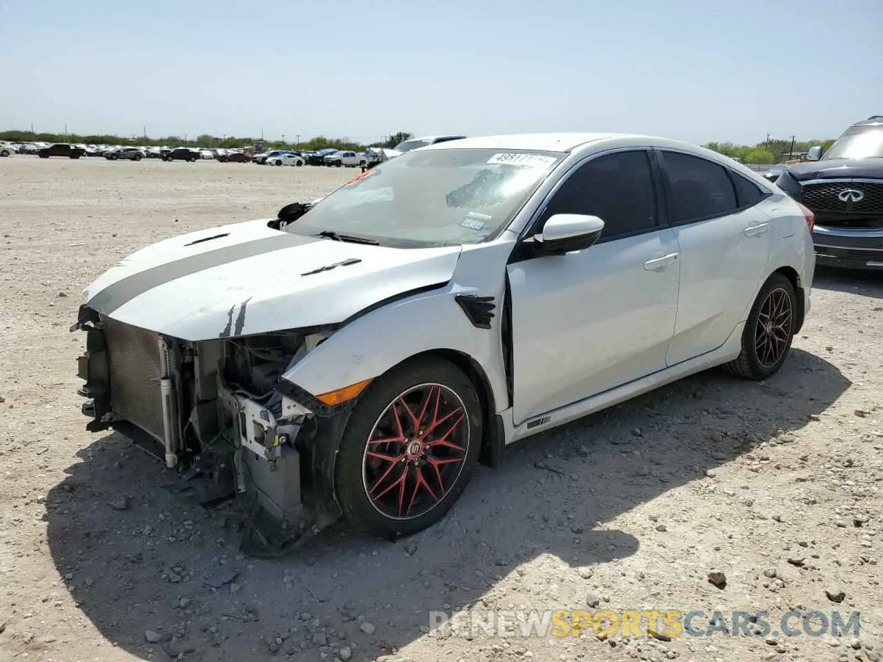 1 Photograph of a damaged car 19XFC2F6XKE041111 HONDA CIVIC 2019
