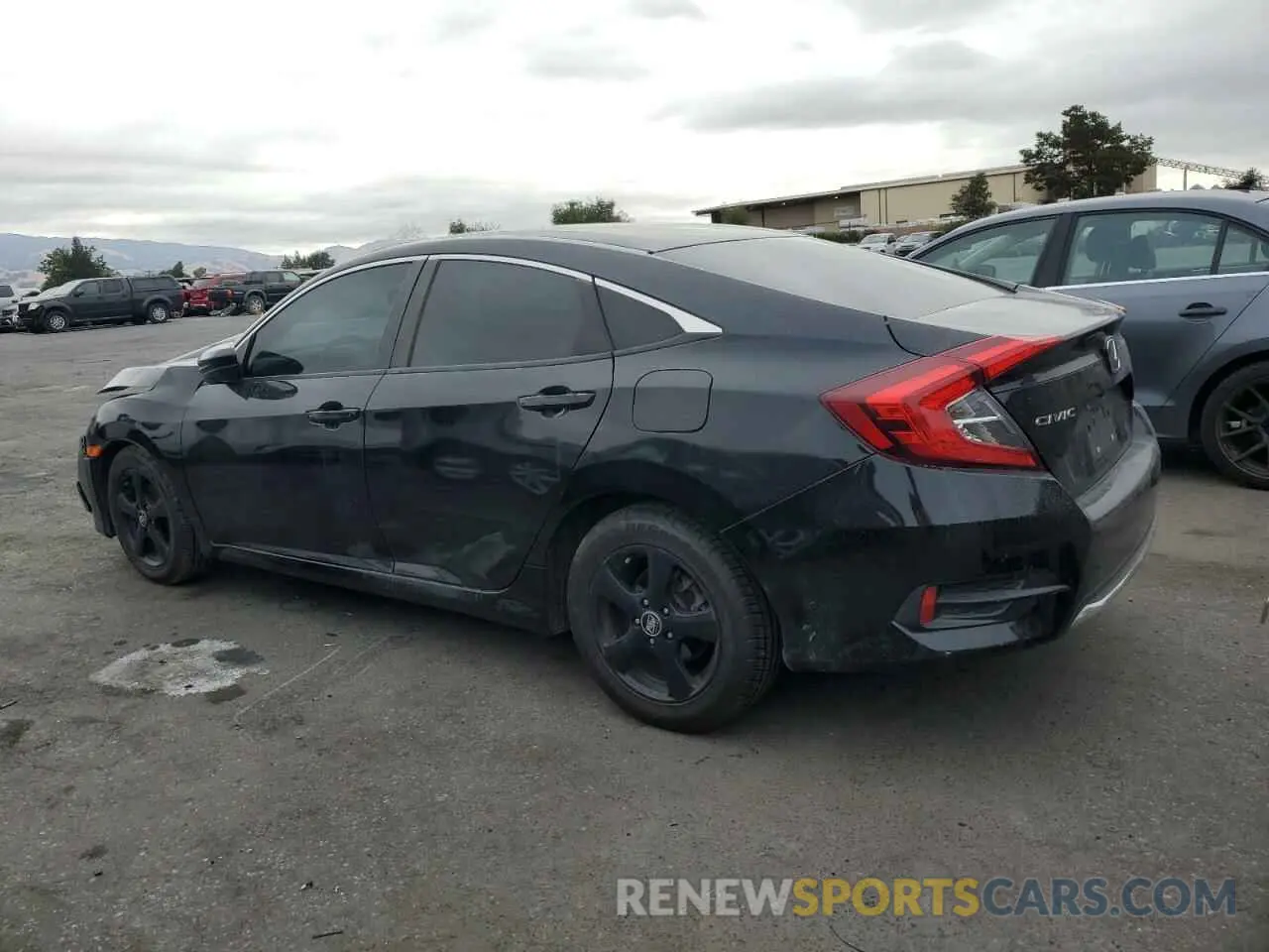 2 Photograph of a damaged car 19XFC2F6XKE207739 HONDA CIVIC 2019