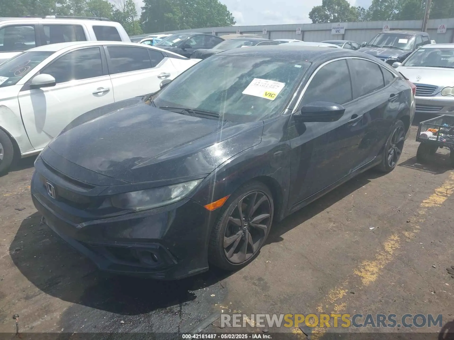 2 Photograph of a damaged car 19XFC2F80KE020706 HONDA CIVIC 2019