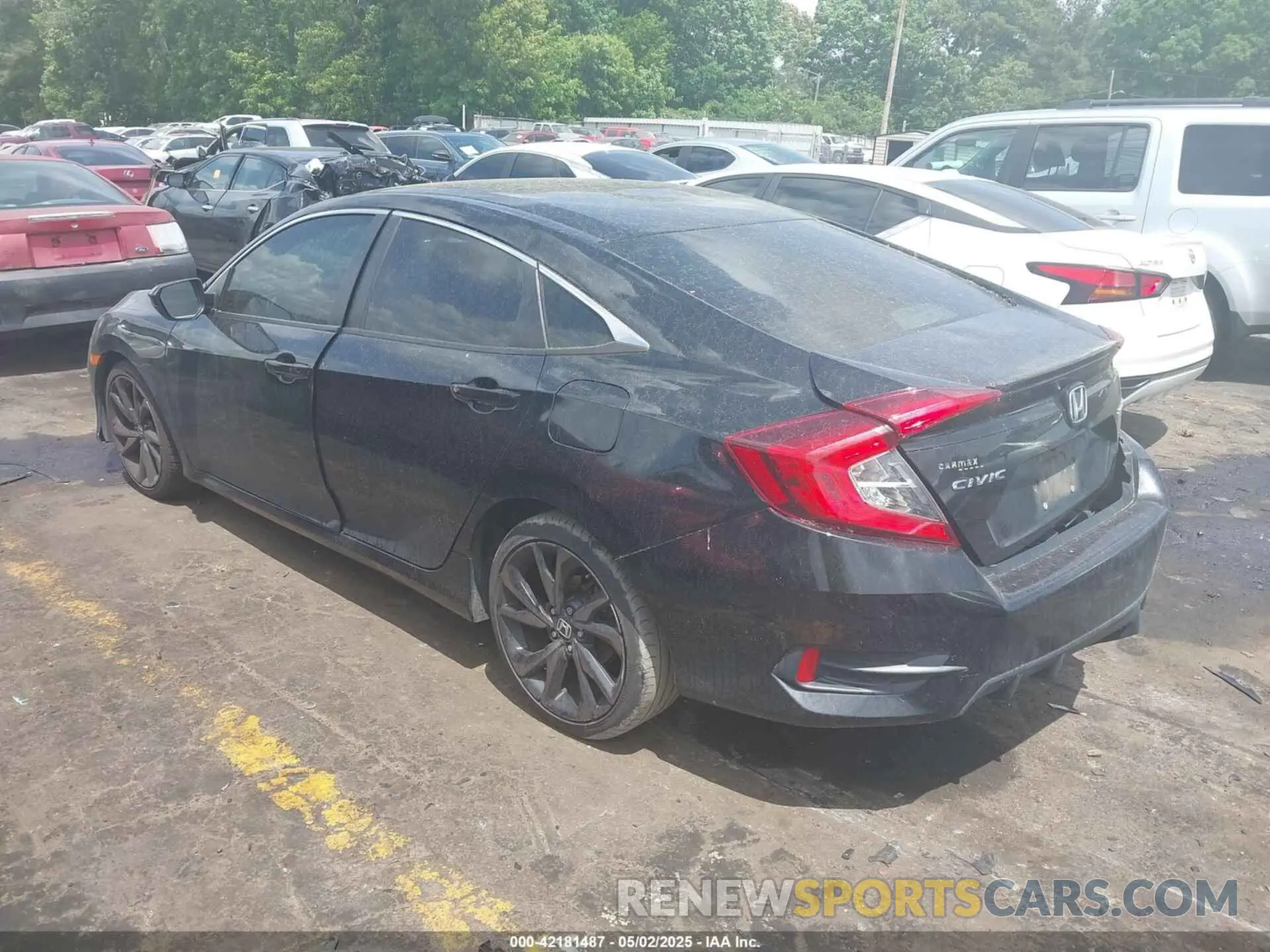 3 Photograph of a damaged car 19XFC2F80KE020706 HONDA CIVIC 2019