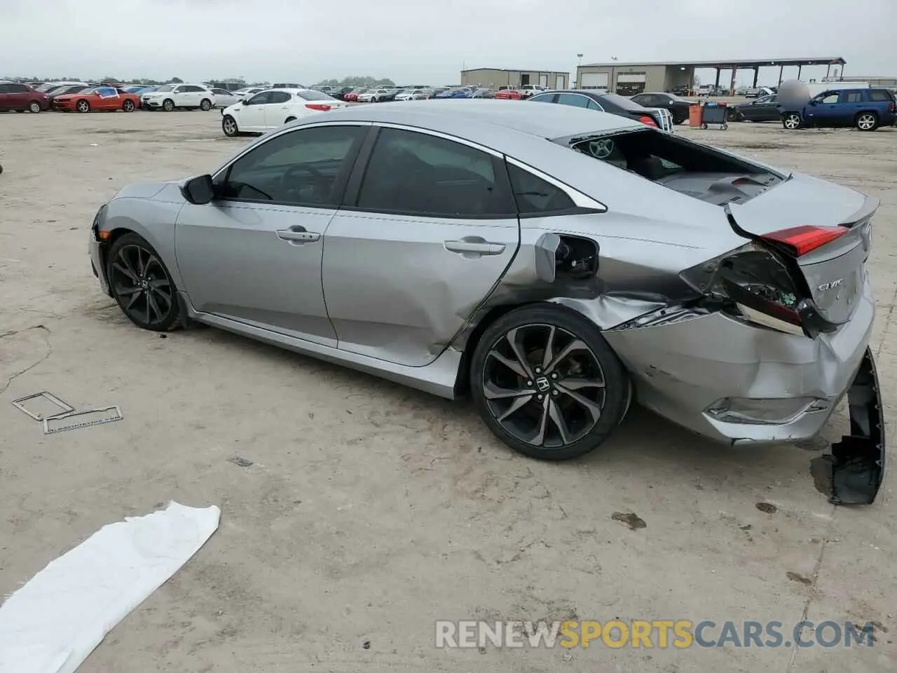 2 Photograph of a damaged car 19XFC2F80KE031091 HONDA CIVIC 2019