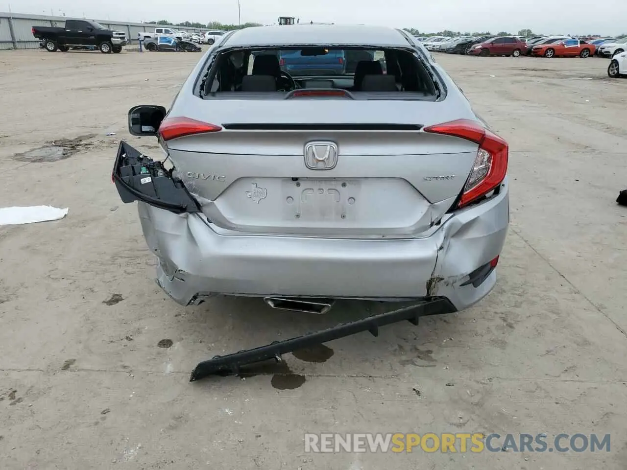 6 Photograph of a damaged car 19XFC2F80KE031091 HONDA CIVIC 2019