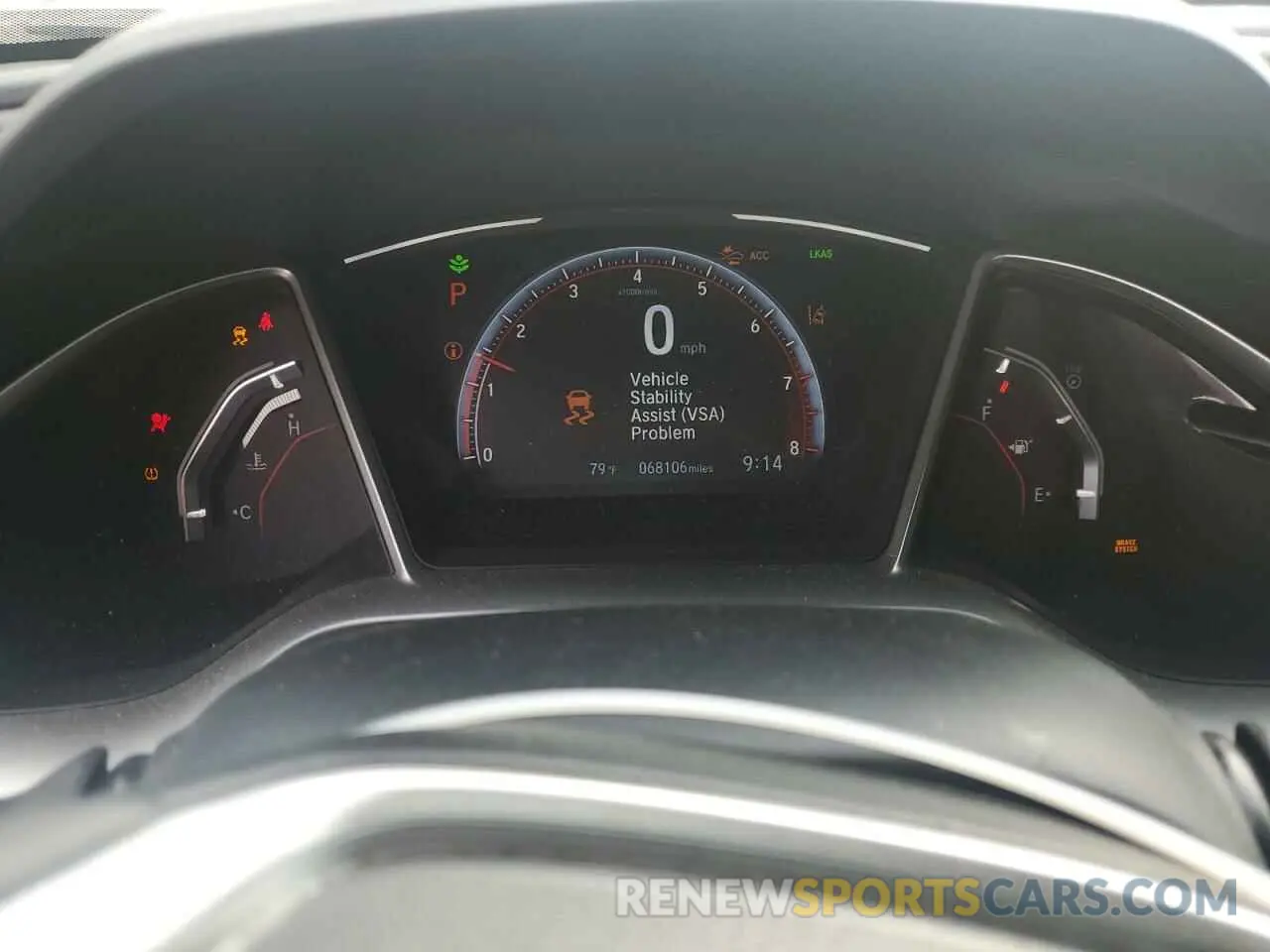 9 Photograph of a damaged car 19XFC2F80KE031091 HONDA CIVIC 2019