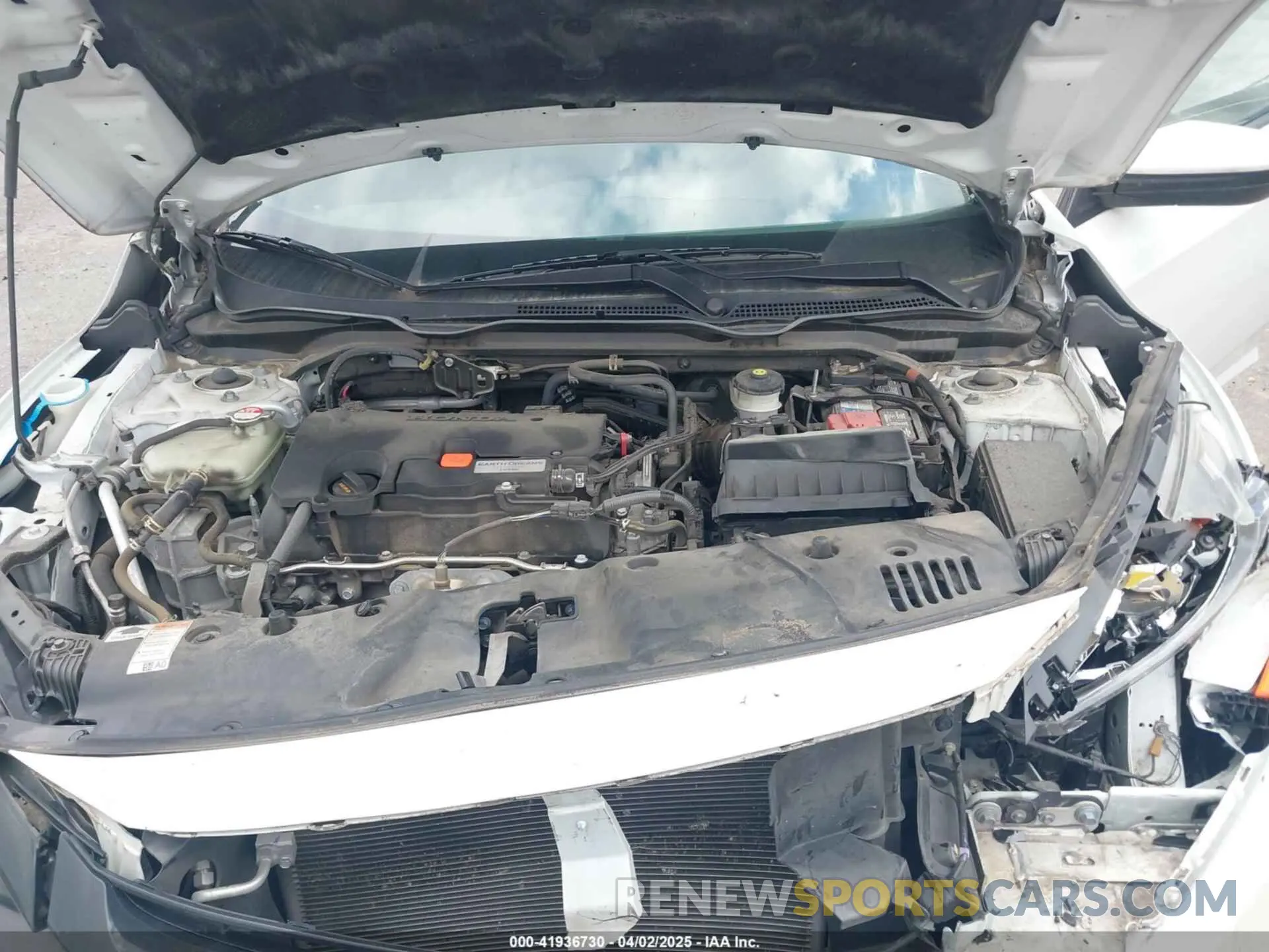 10 Photograph of a damaged car 19XFC2F80KE036761 HONDA CIVIC 2019