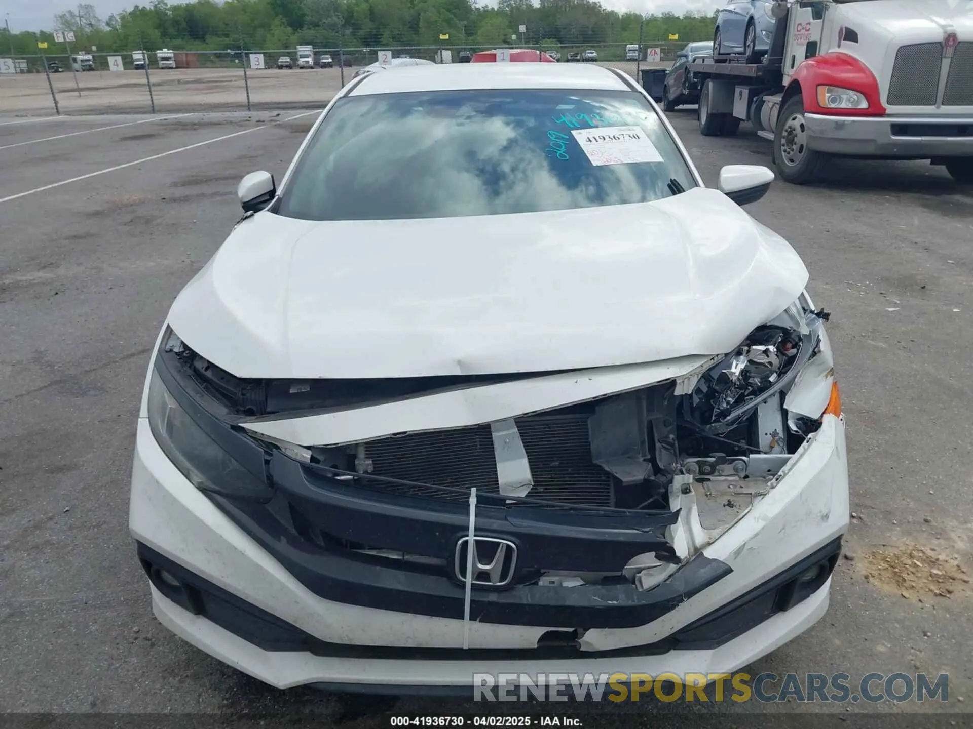 6 Photograph of a damaged car 19XFC2F80KE036761 HONDA CIVIC 2019