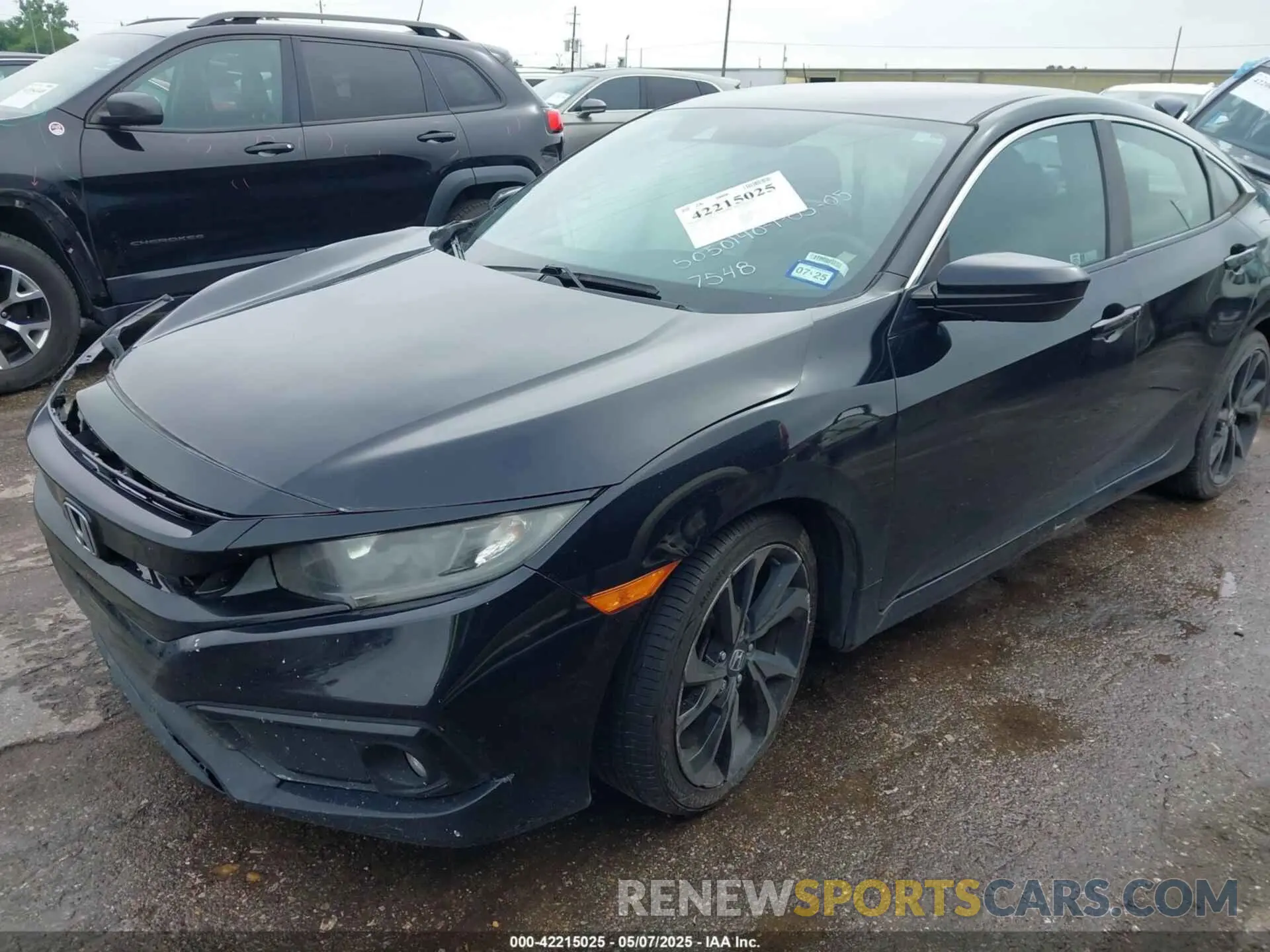 2 Photograph of a damaged car 19XFC2F80KE047548 HONDA CIVIC 2019