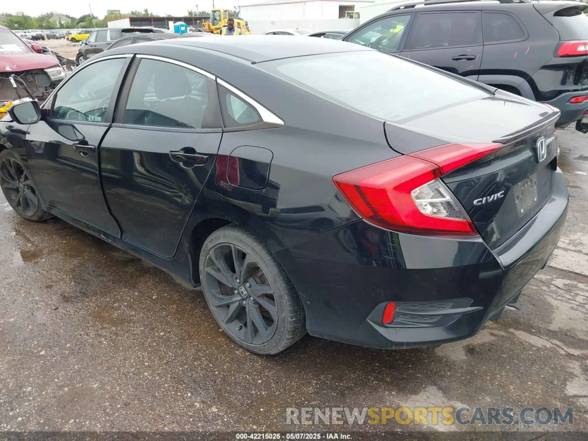 3 Photograph of a damaged car 19XFC2F80KE047548 HONDA CIVIC 2019
