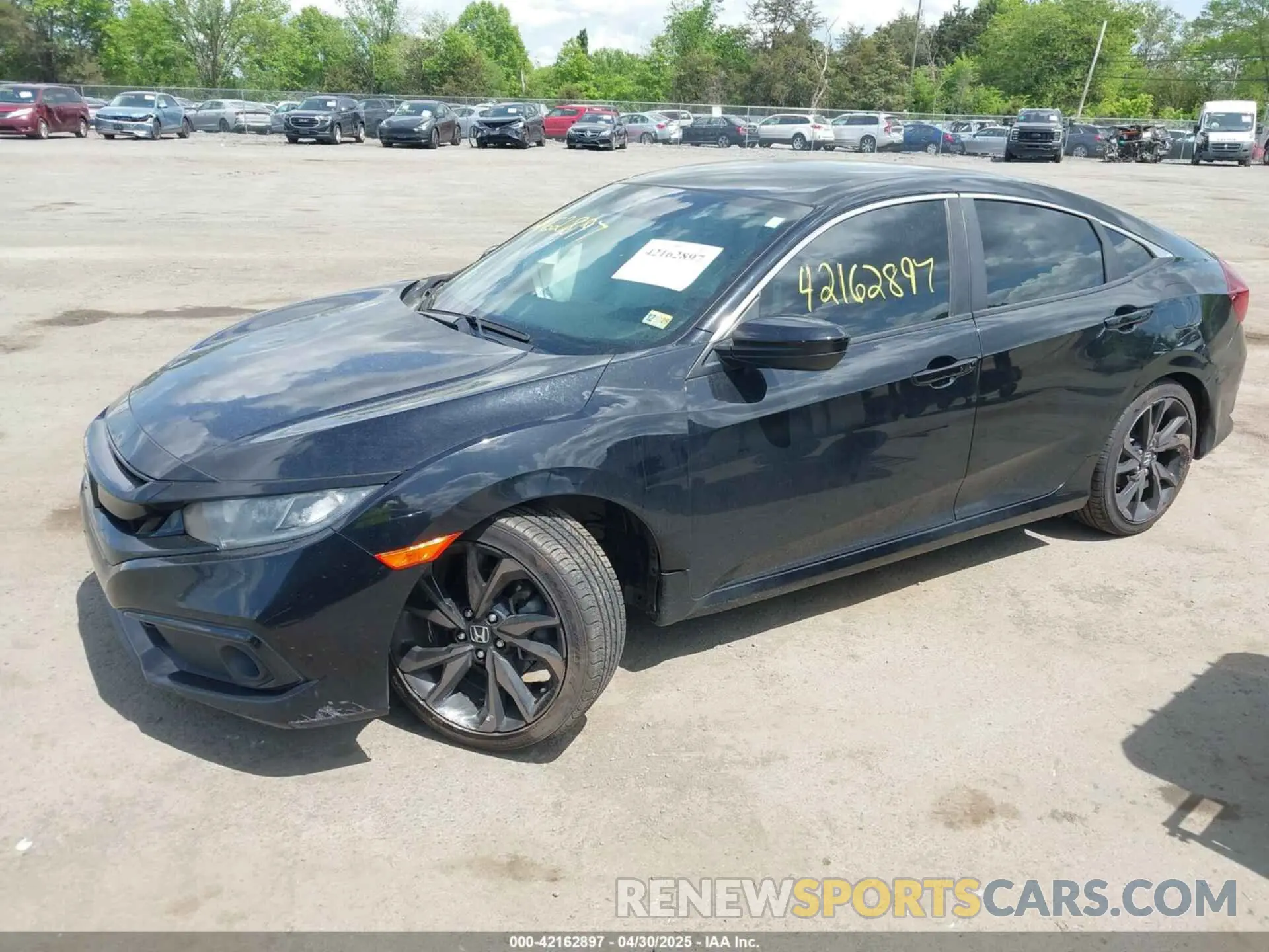 2 Photograph of a damaged car 19XFC2F80KE049025 HONDA CIVIC 2019