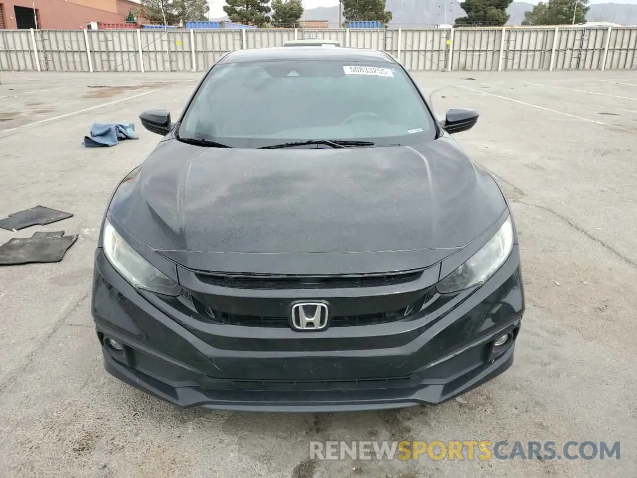 5 Photograph of a damaged car 19XFC2F81KE007303 HONDA CIVIC 2019