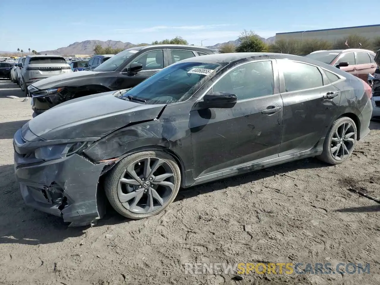 1 Photograph of a damaged car 19XFC2F81KE007902 HONDA CIVIC 2019