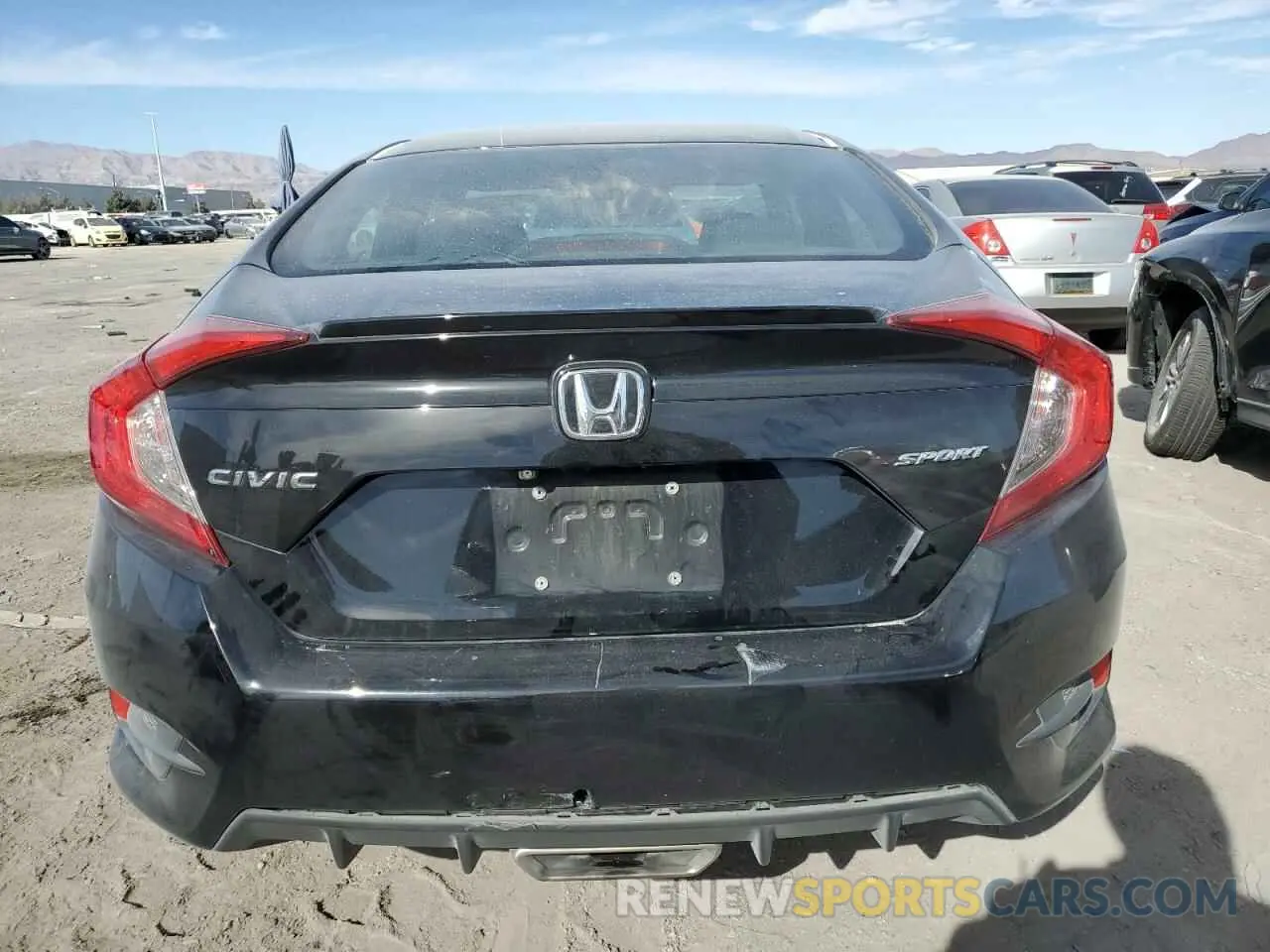 6 Photograph of a damaged car 19XFC2F81KE007902 HONDA CIVIC 2019