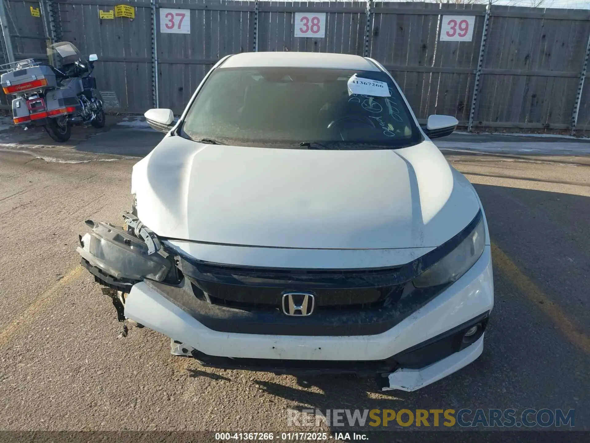 12 Photograph of a damaged car 19XFC2F81KE007981 HONDA CIVIC 2019