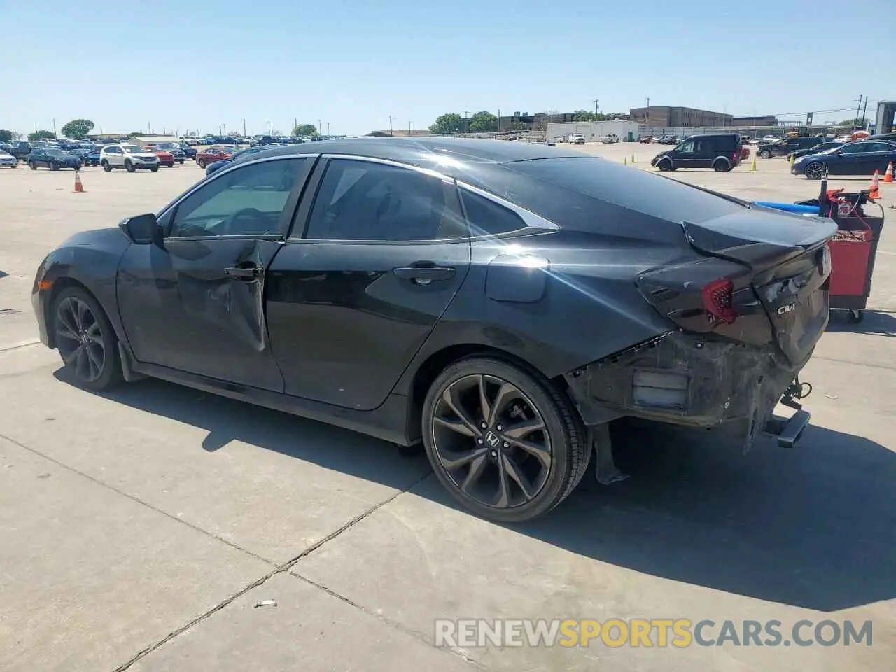 2 Photograph of a damaged car 19XFC2F81KE011609 HONDA CIVIC 2019