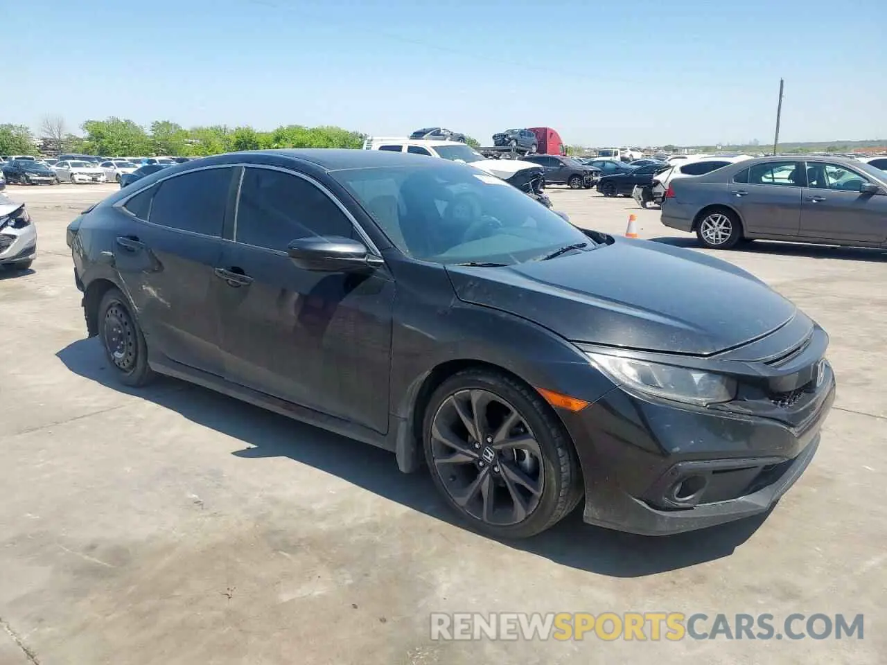 4 Photograph of a damaged car 19XFC2F81KE011609 HONDA CIVIC 2019