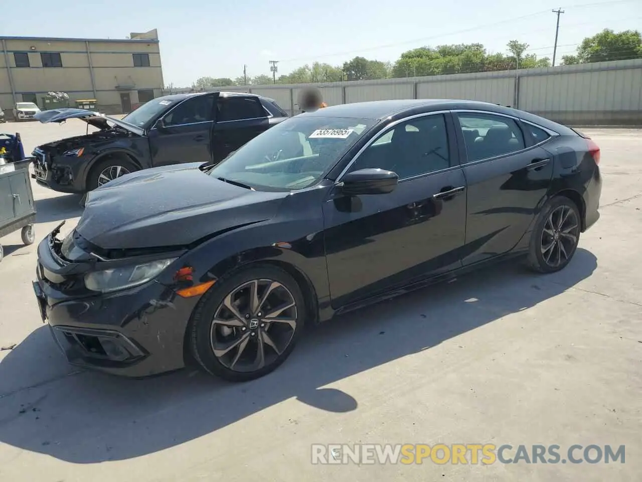 1 Photograph of a damaged car 19XFC2F81KE045324 HONDA CIVIC 2019