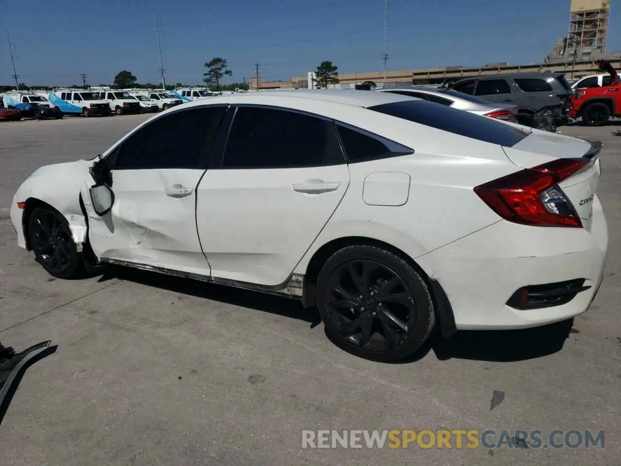 2 Photograph of a damaged car 19XFC2F81KE049938 HONDA CIVIC 2019