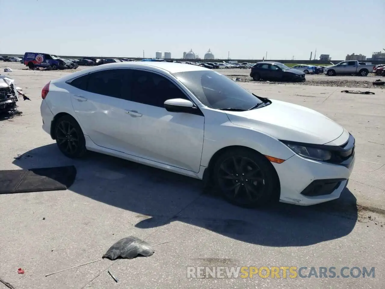 4 Photograph of a damaged car 19XFC2F81KE049938 HONDA CIVIC 2019