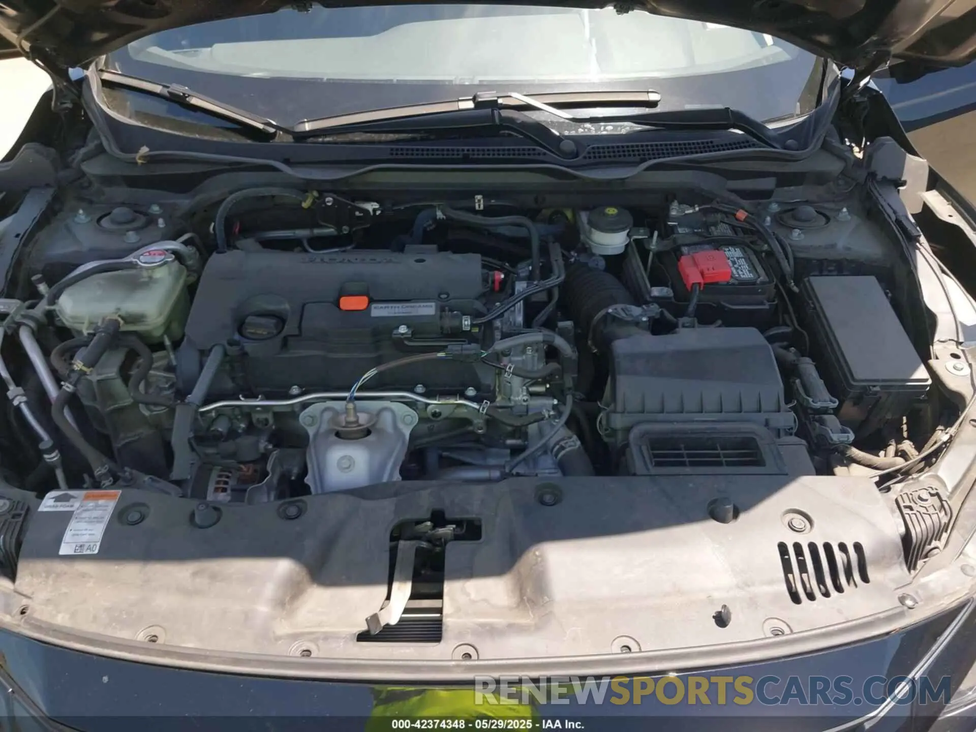 10 Photograph of a damaged car 19XFC2F81KE202656 HONDA CIVIC 2019