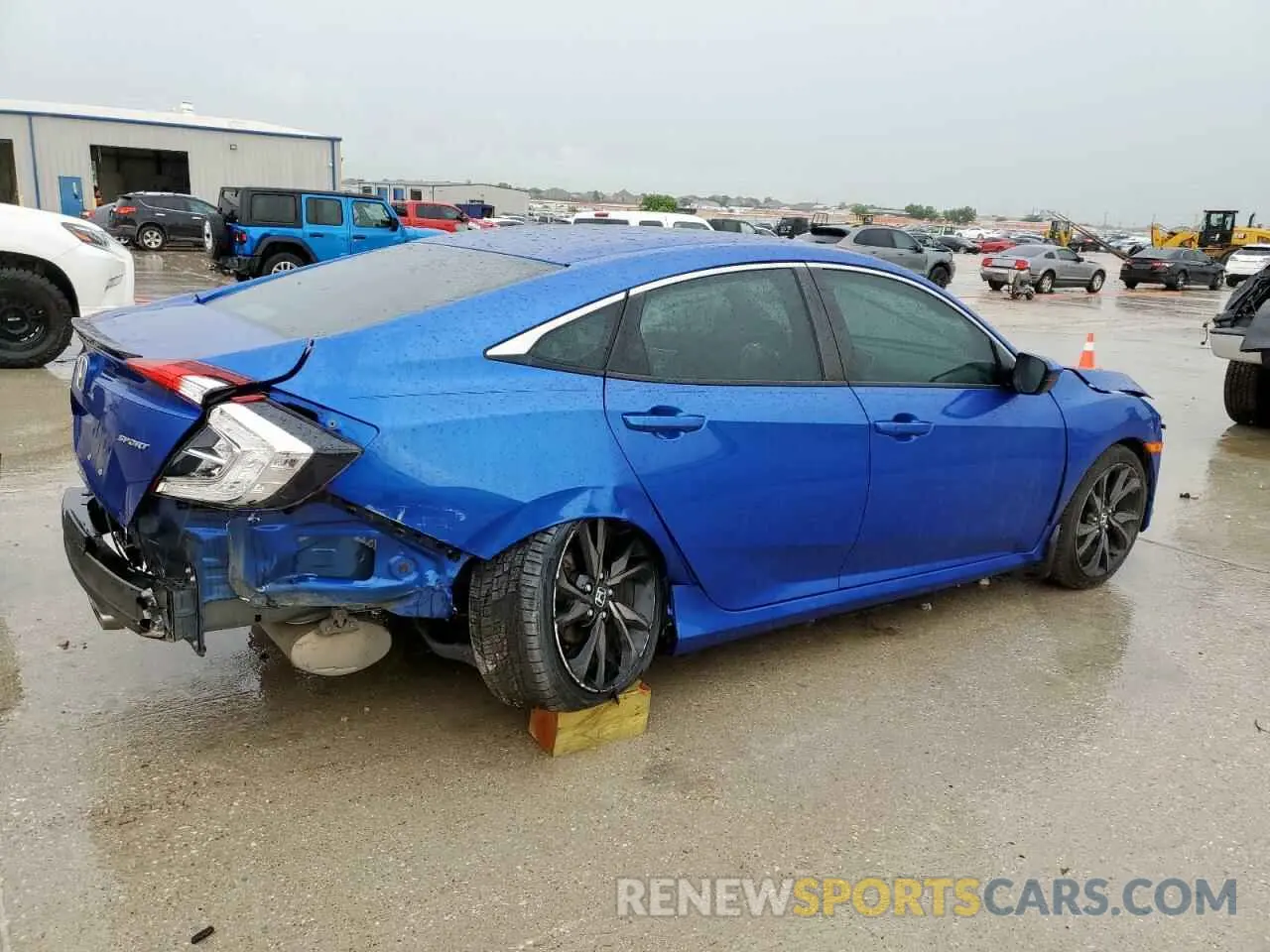 3 Photograph of a damaged car 19XFC2F82KE006452 HONDA CIVIC 2019